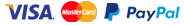 visa mastercard paypal